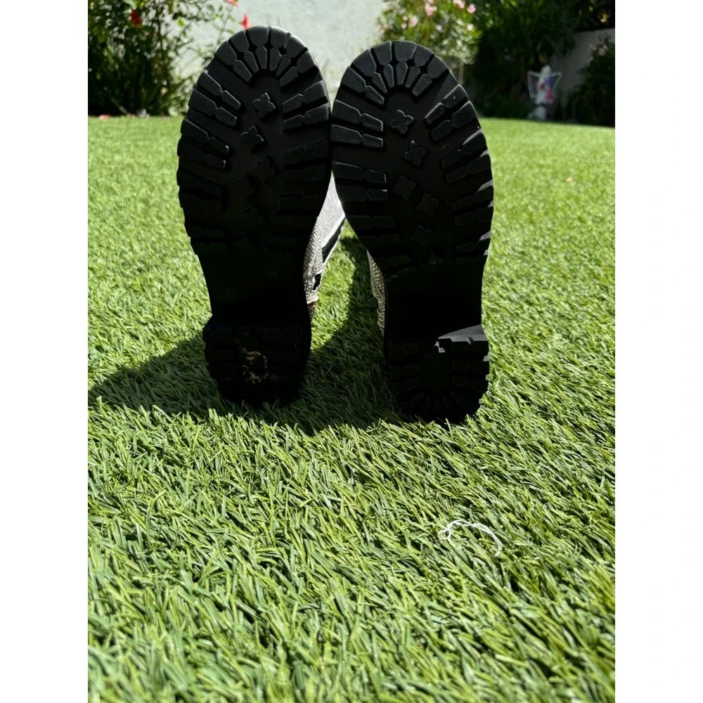 Club Exx Knee High Rhinestone Boots From Dolls Kill Size 5M